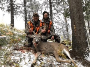 Montana guided fair chase wilderness deer hunt